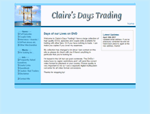 Tablet Screenshot of clairesdaystrading.com